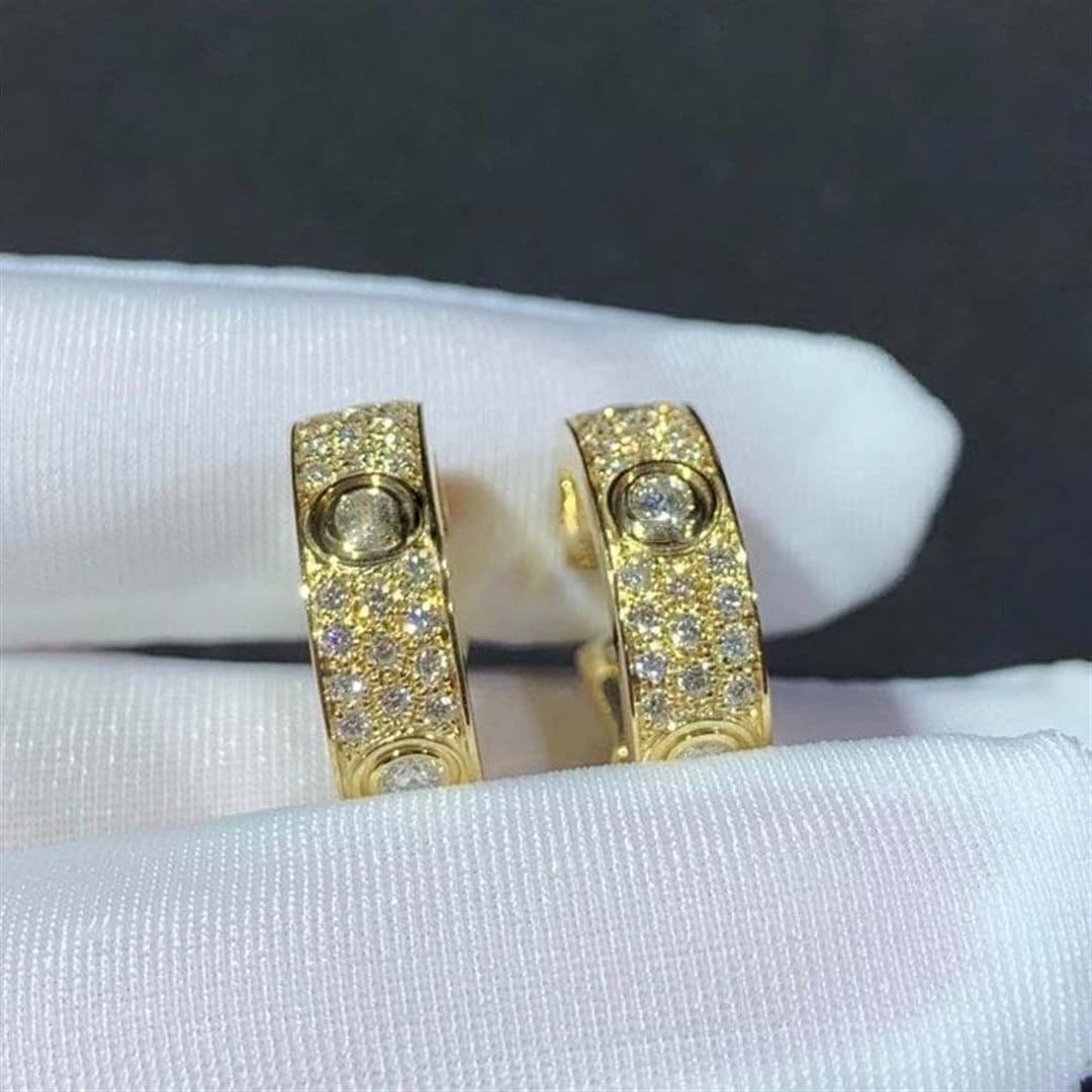 Серьги Cartier Love Hoop 1
