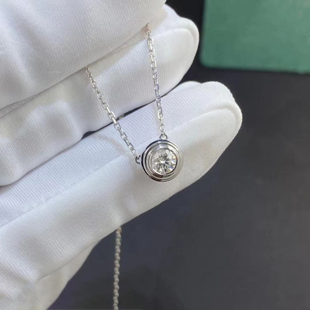 Золотое колье Cartier Diamants Légers, 0,18ct 5