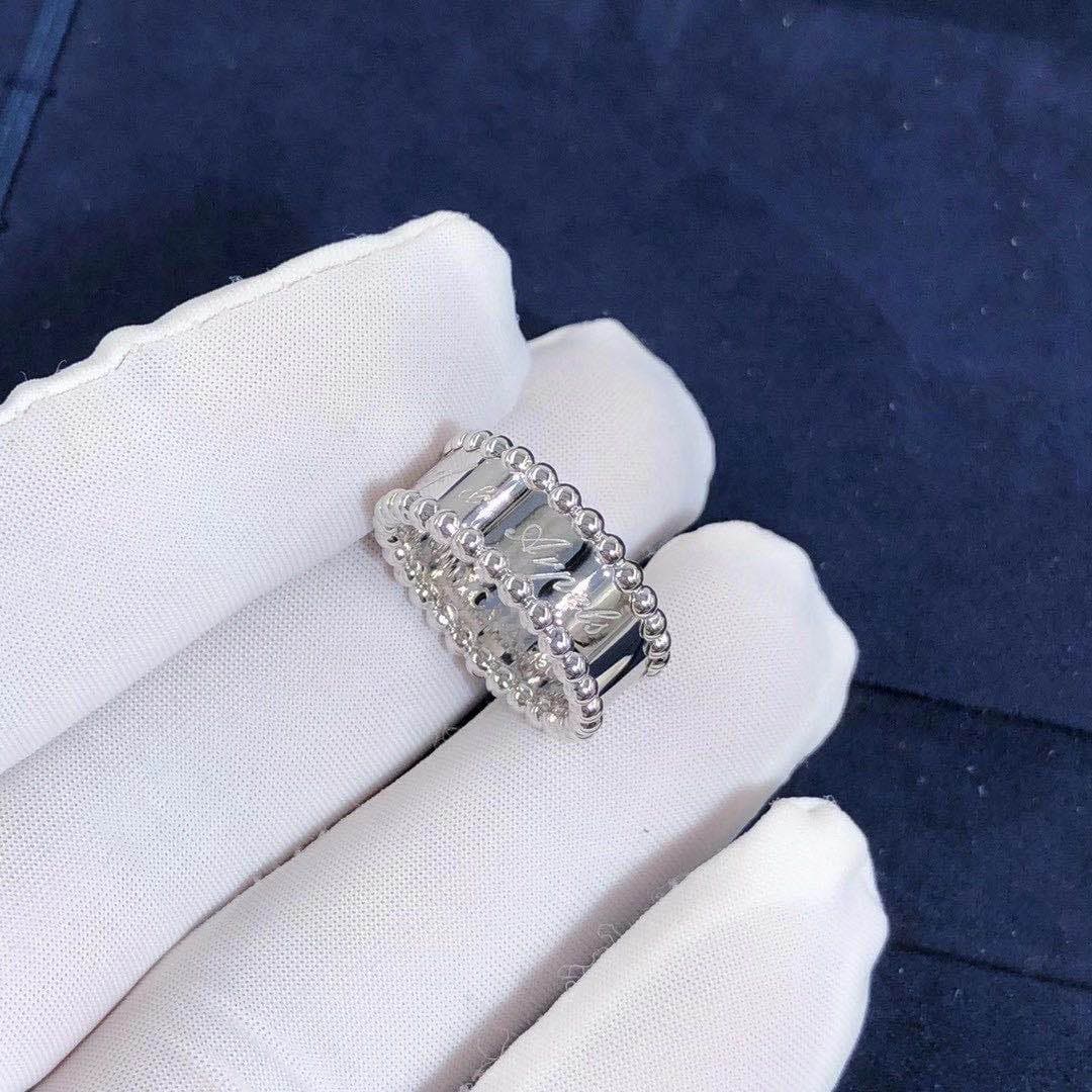 Кольцо Van Cleef & Arpels белое золото 4