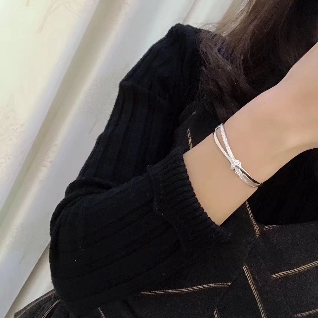 Браслет Chaumet Jeux De Liens Dimond белое золото, бриллианты 6
