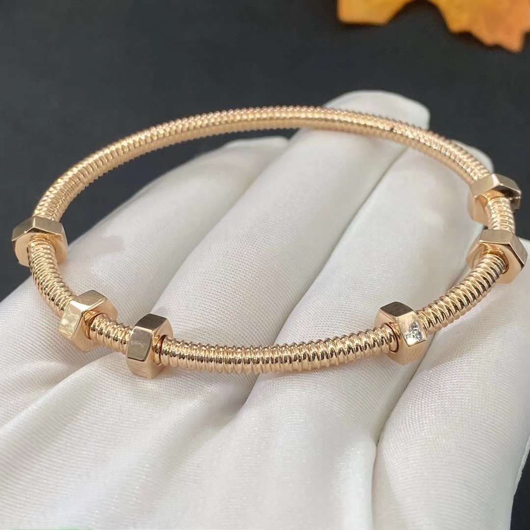 Браслет Cartier Ecrou из розового золота 1