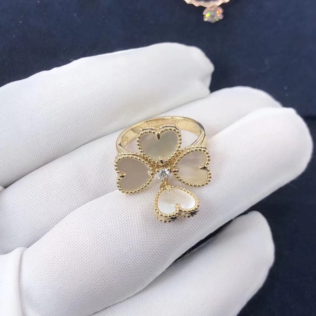 Кольцо Van Cleef & Arpels, 0.08ct
