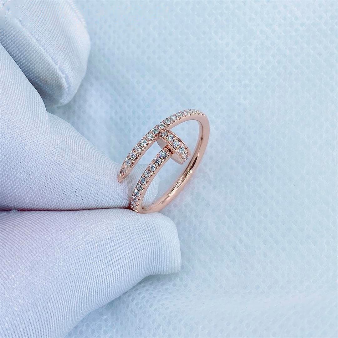 Кольцо Cartier Juste un Clou, розовое золото 0,37ct 1