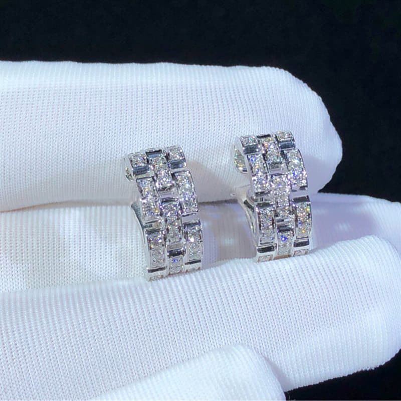 Трехрядное кольцо Cartier, 1,37ct 2