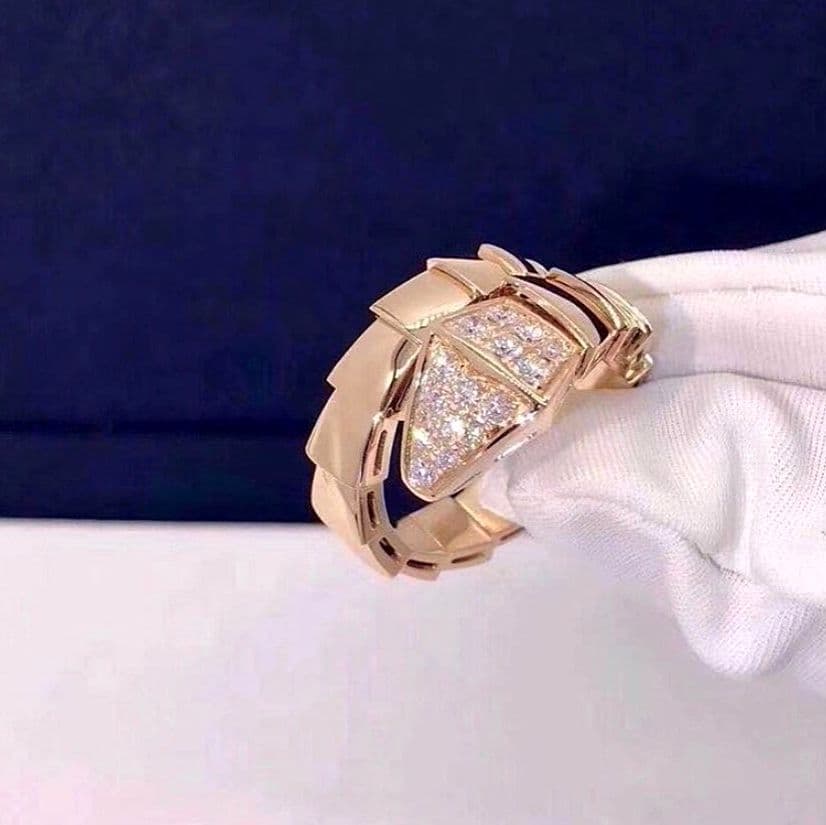 Кольцо Bvlgari Serpenti Viper 0,53 ct