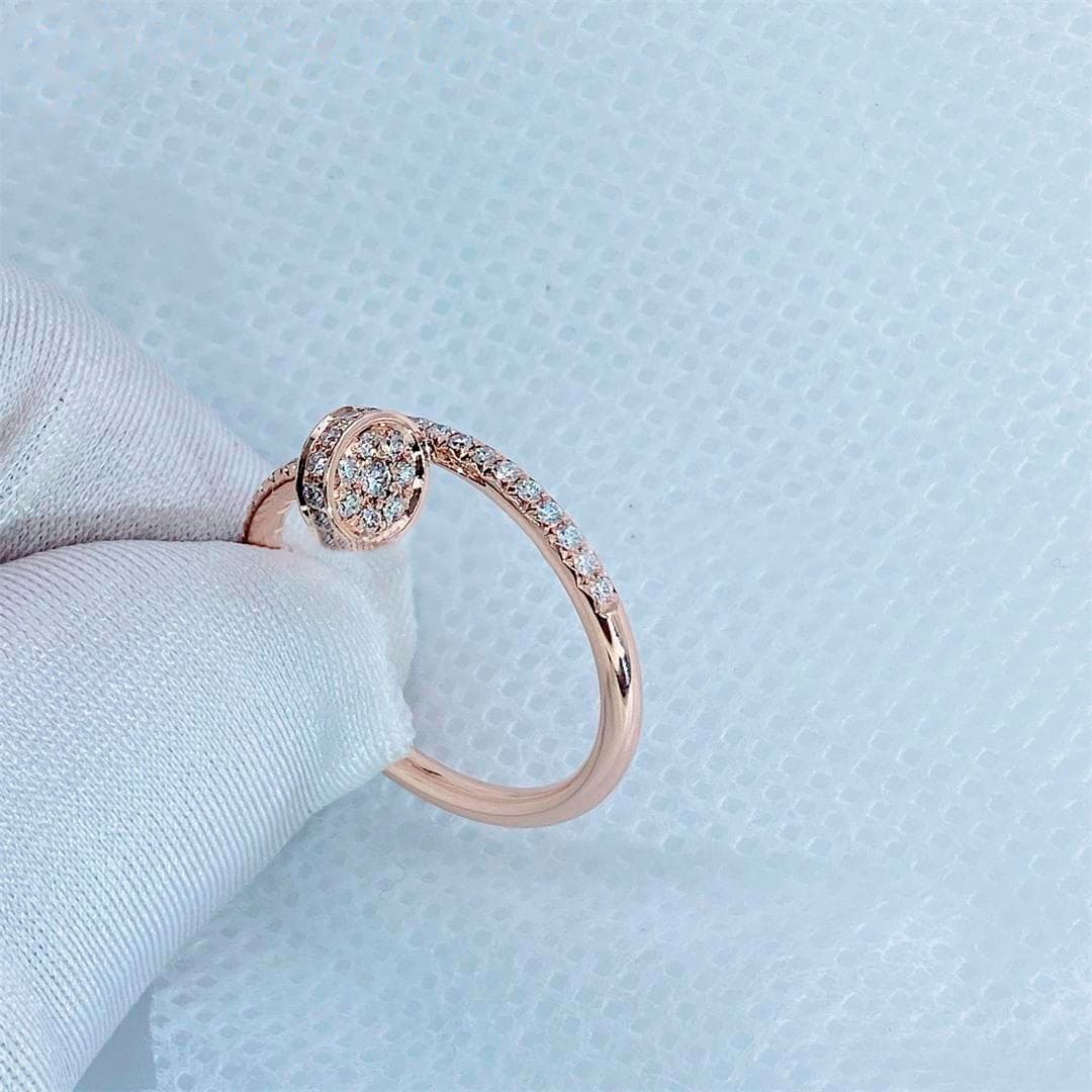 Кольцо Cartier Juste un Clou, розовое золото 0,37ct 3