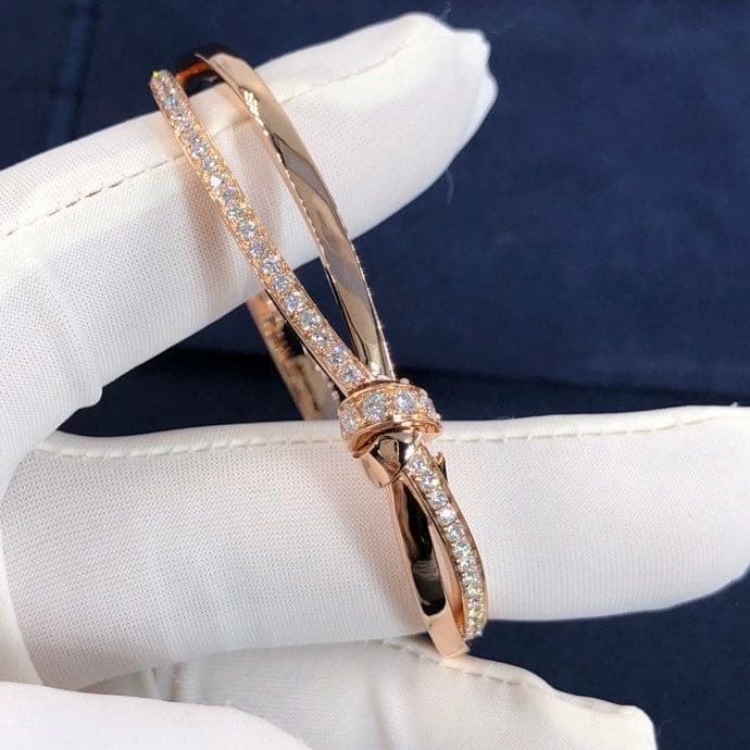 Браслет Chaumet Jeux De Liens Dimond розовое золото, бриллианты 5
