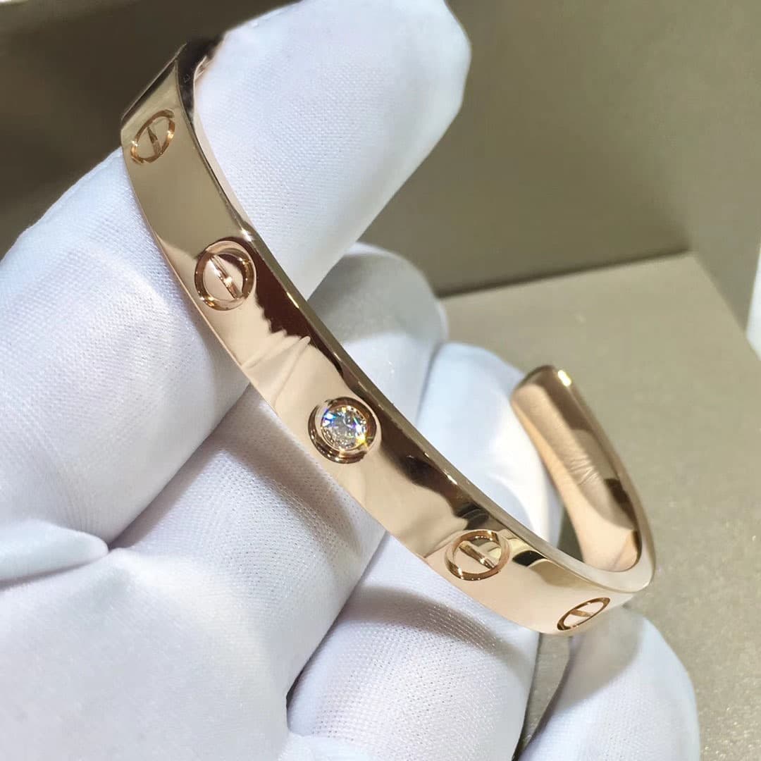 Браслет Cartier Love, розовое золото 1