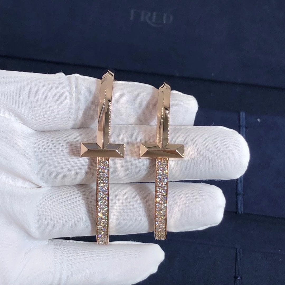Браслет Tiffany T T1 бриллианты, розовое золото 2