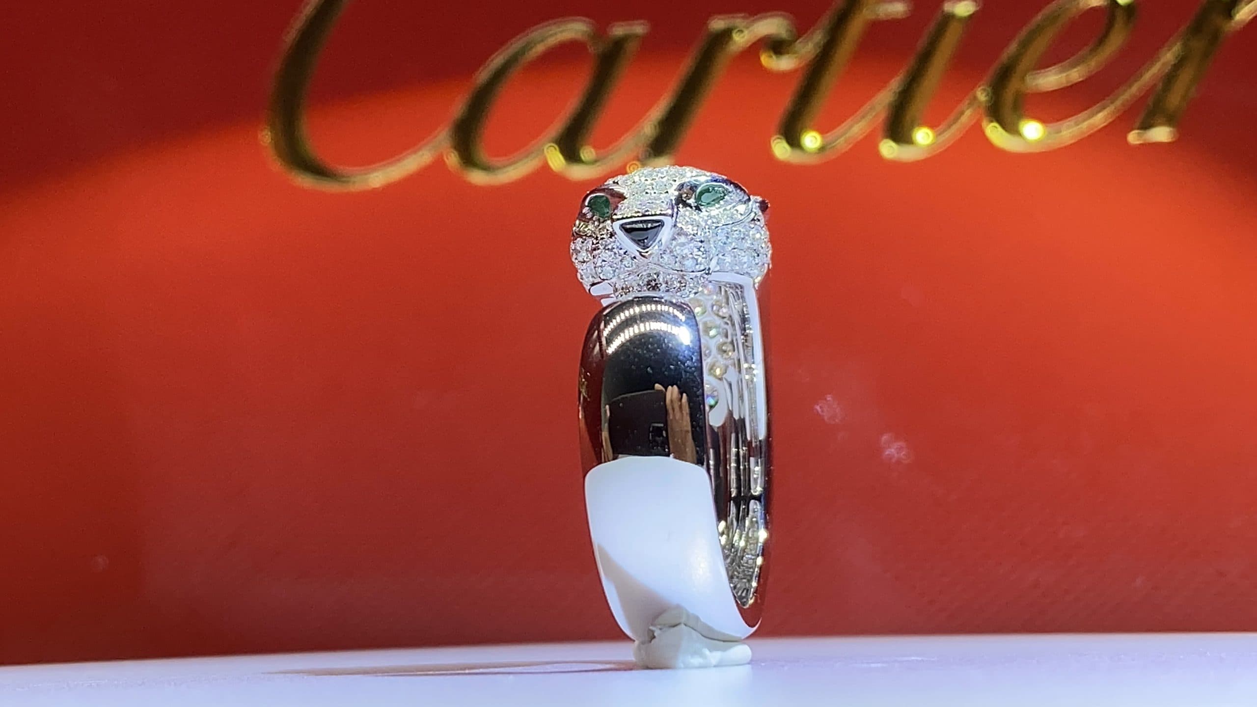 Кольцо Panthère de Cartier из белого золота, 1,06ct 5