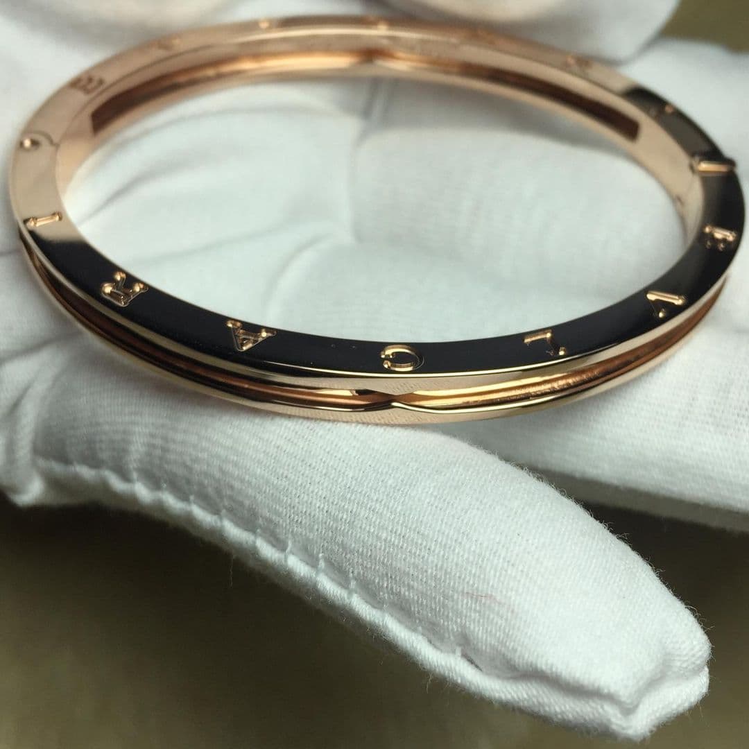 Браслет Bvlgari B.zero1, розовое золото