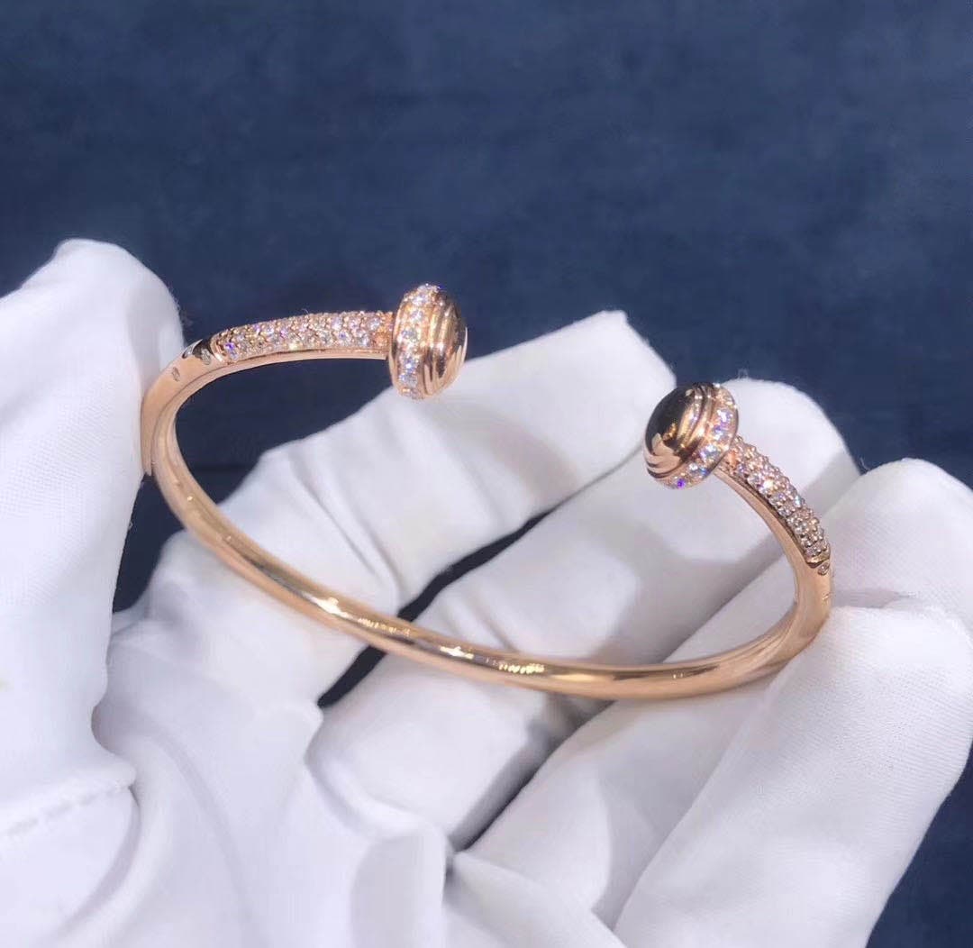 Браслет Piaget Possession Open Bangle розовое золото, бриллианты