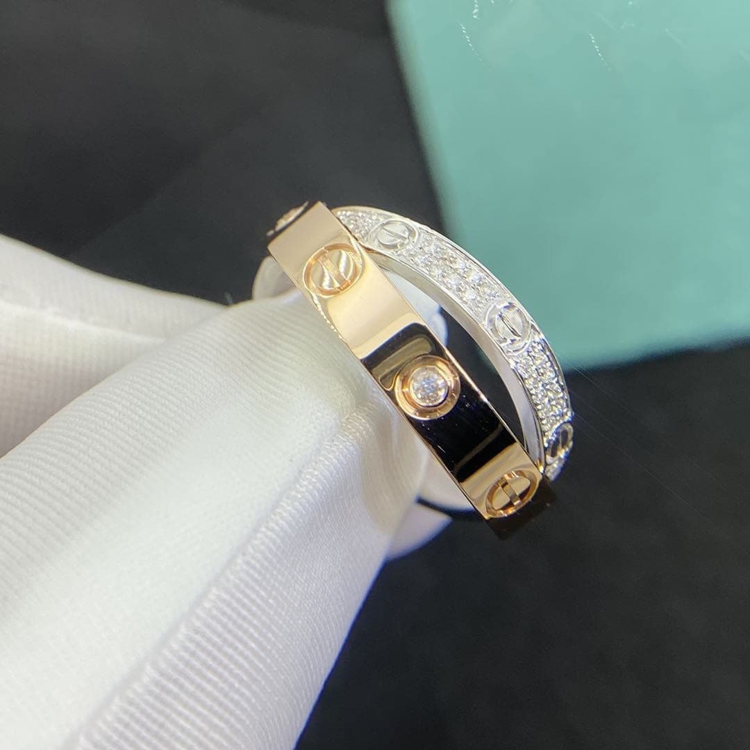 Кольцо Cartier Love, бриллианты 0,1ct 2