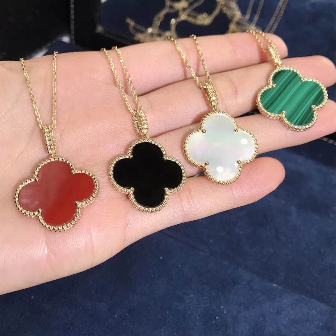Подвеска Van Cleef & Arpels Magic Alhambra малахит, желтое золото 7