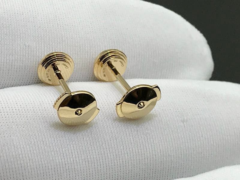 Серьги Cartier D'AMOUR бриллианты, желтое золото 2