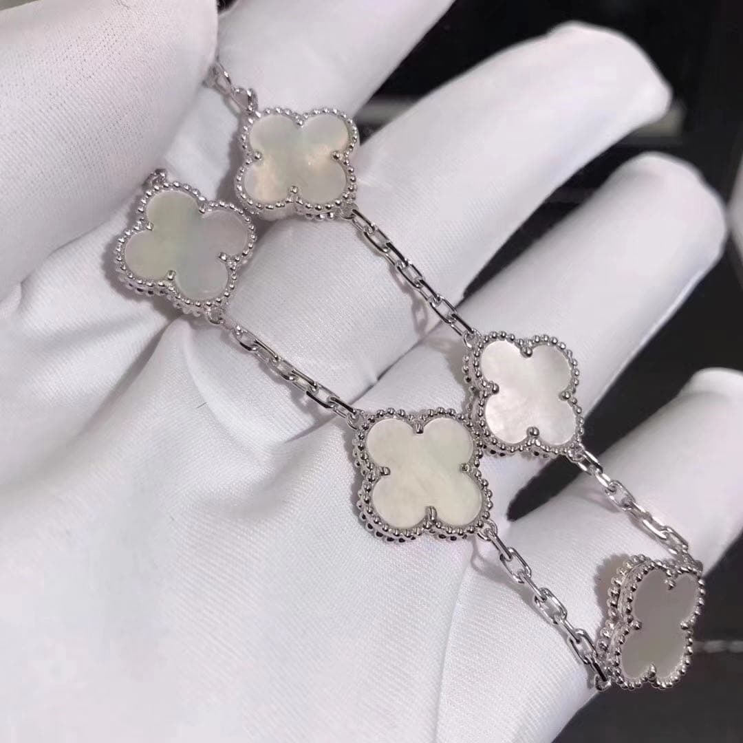 Браслет Van Cleef & Arpels Alhambra перламутр 1