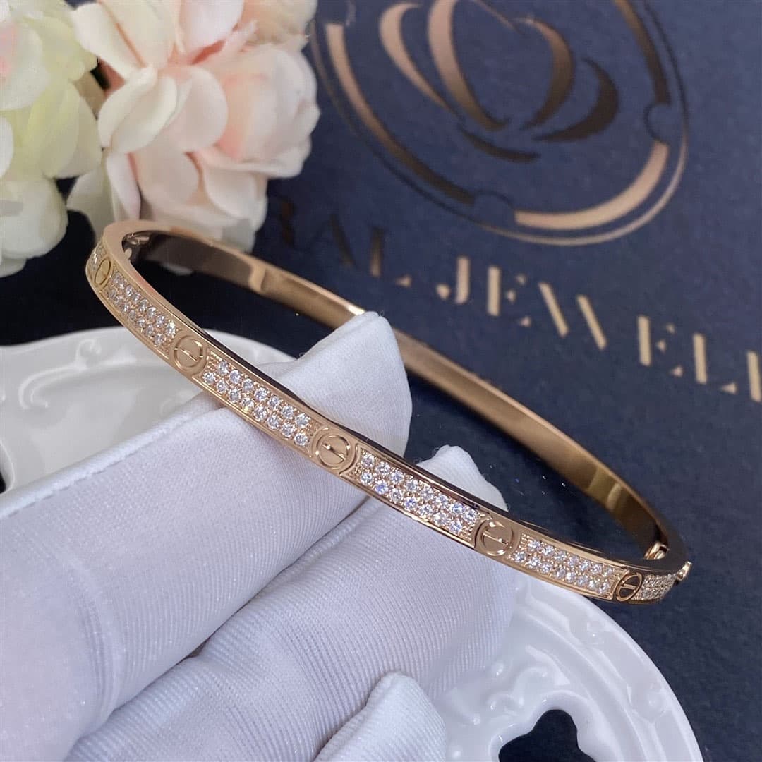 Браслет Cartier Love, маленькая модель 0,95ct 4