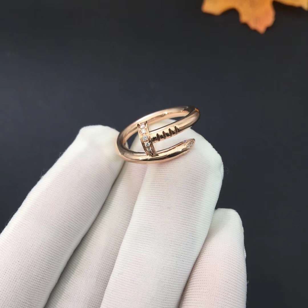Кольцо Cartier Juste Un Clou с бриллиантами 0,14ct 4
