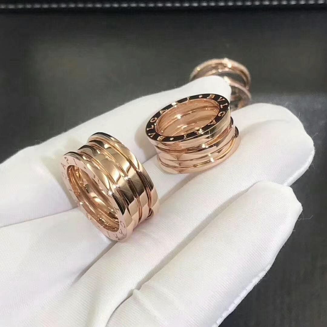 Кольцо Bulgari B.zero1 желтое золото 5