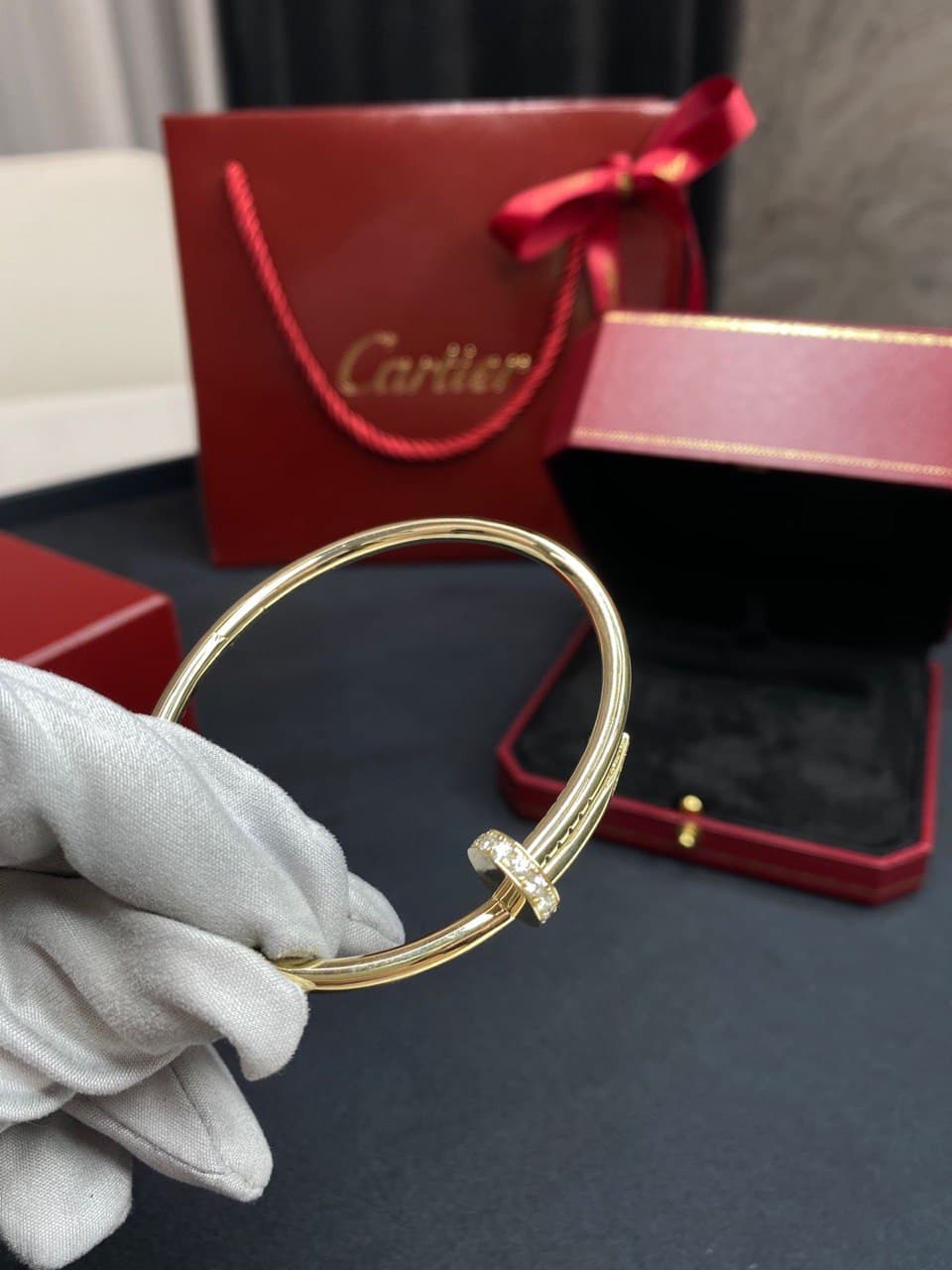 Браслет Cartier Juste Un Clou желтое золото, бриллианты 5