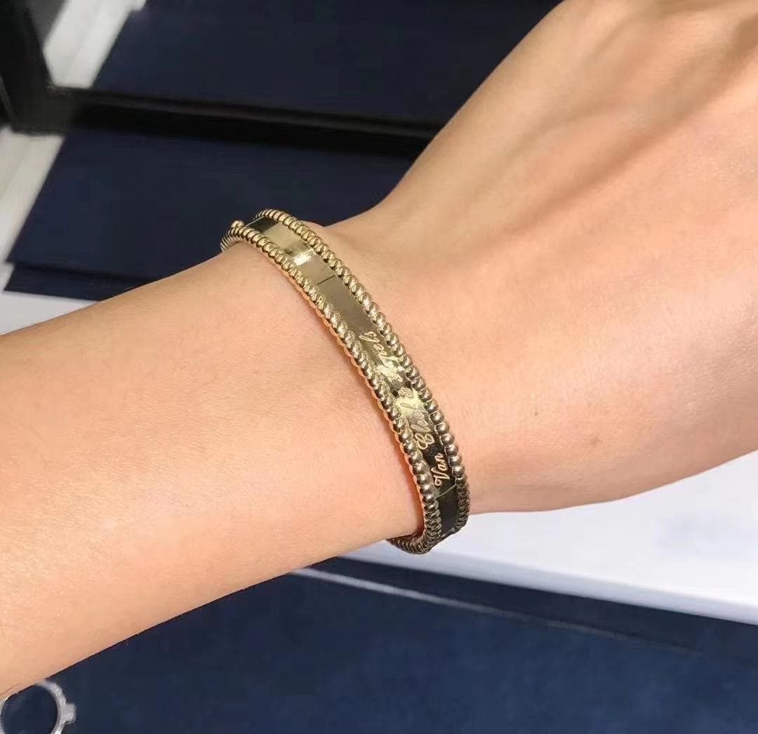 Браслет Van Cleef & Arpels Perlée желтое золото 6