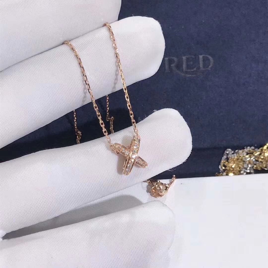 Подвеска Chaumet Premier Liens бриллианты, белое, желтое, розовое золото 7