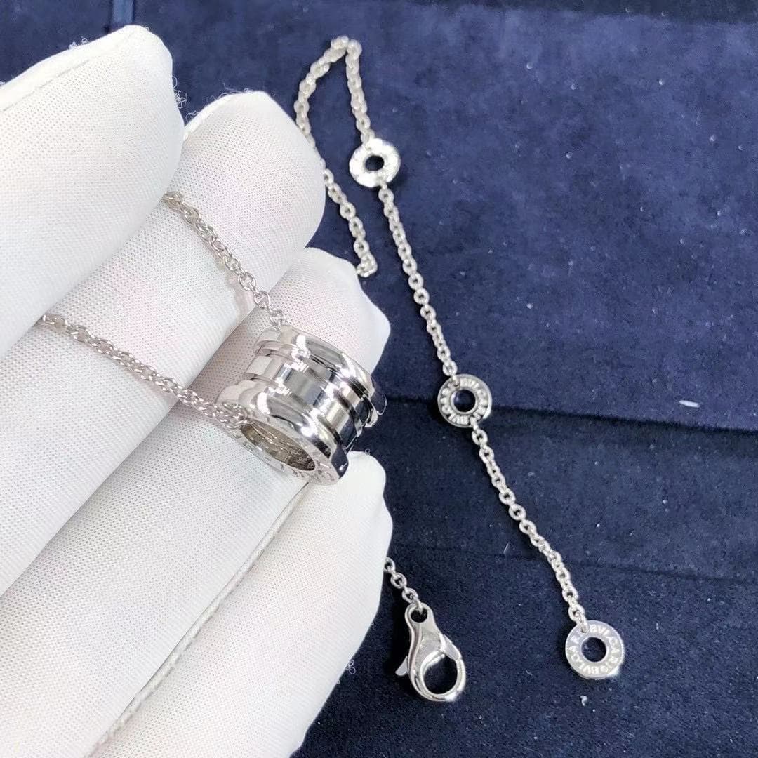 Подвеска Bulgari B.zero1 белое золото 1