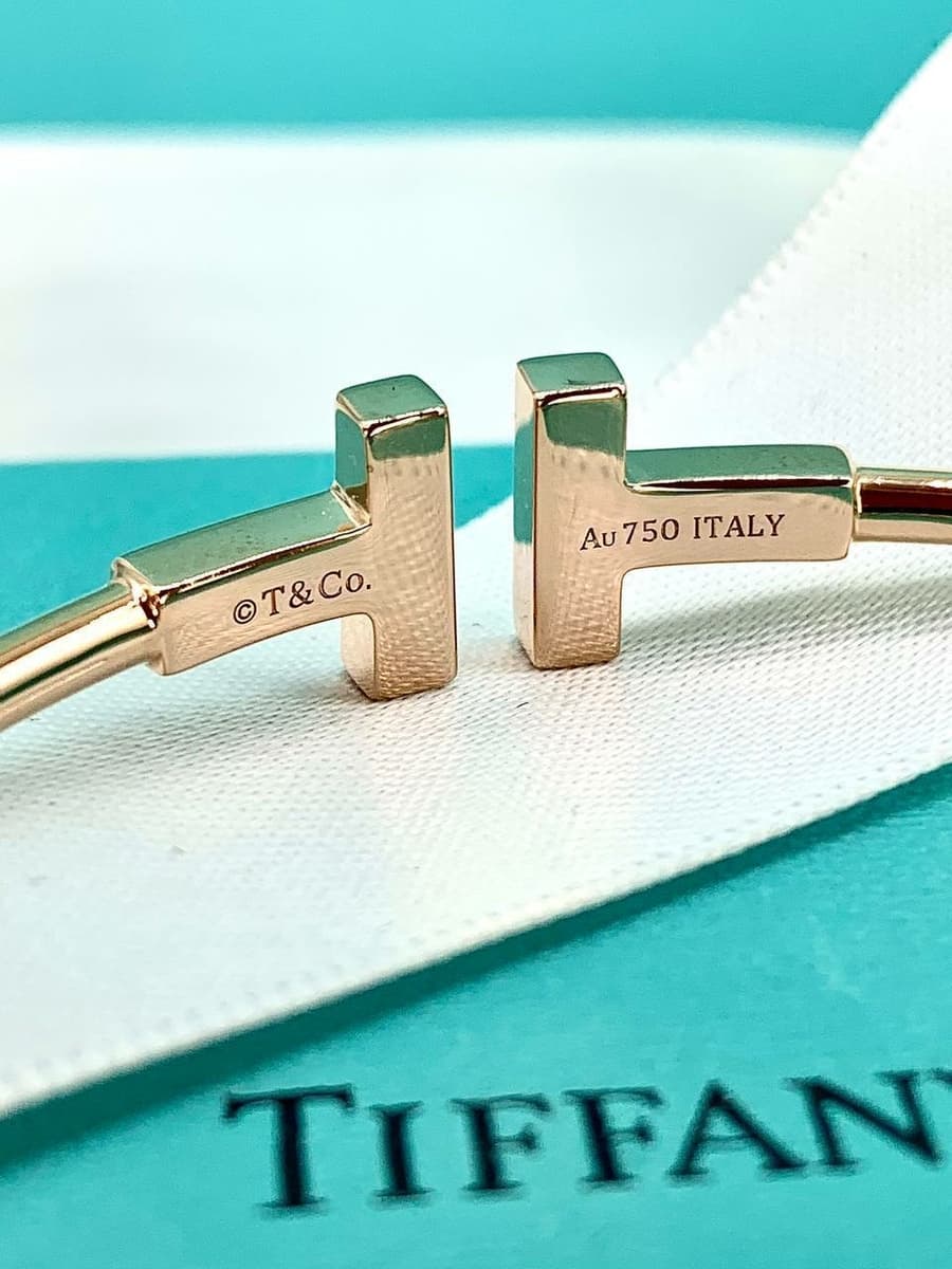 Браслет Tiffany Wire из золота с бриллиантами