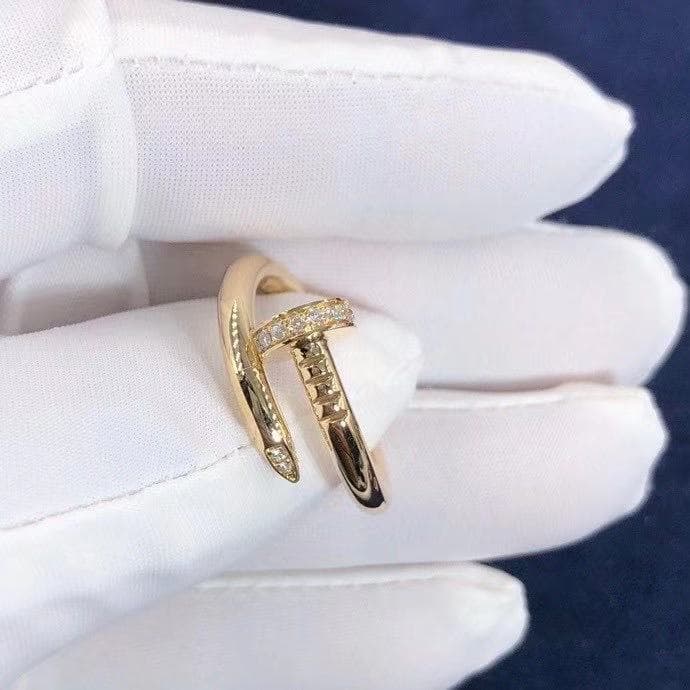 Кольцо Cartier Juste un Clou желтое золото, бриллианты 3