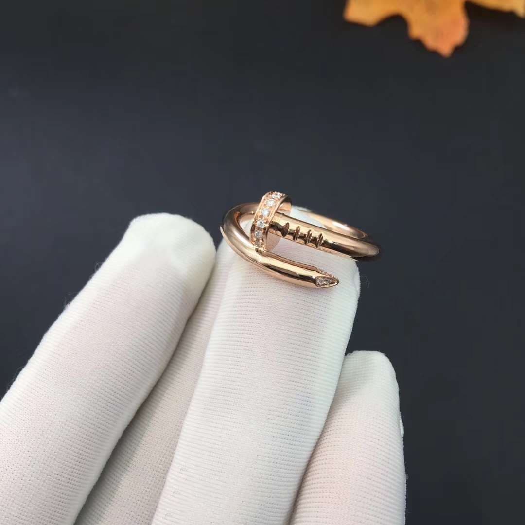 Кольцо Cartier Juste Un Clou с бриллиантами 0,14ct 5