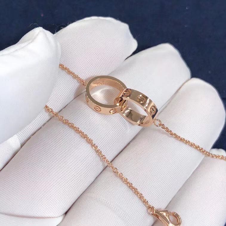 Браслет-цепочка Cartier Love розовое золото 3