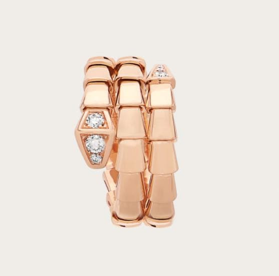Кольцо Bvlgari Serpenti Viper в два витка