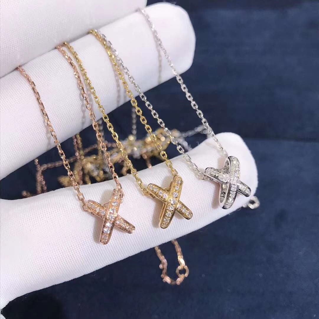 Подвеска Chaumet Premier Liens бриллианты, белое, желтое, розовое золото