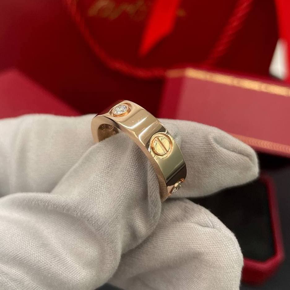 Кольцо Cartier с бриллиантами 0,11ct 6