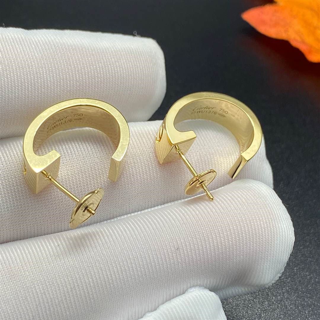 Серьги Cartier Love, золото 585 пробы 5