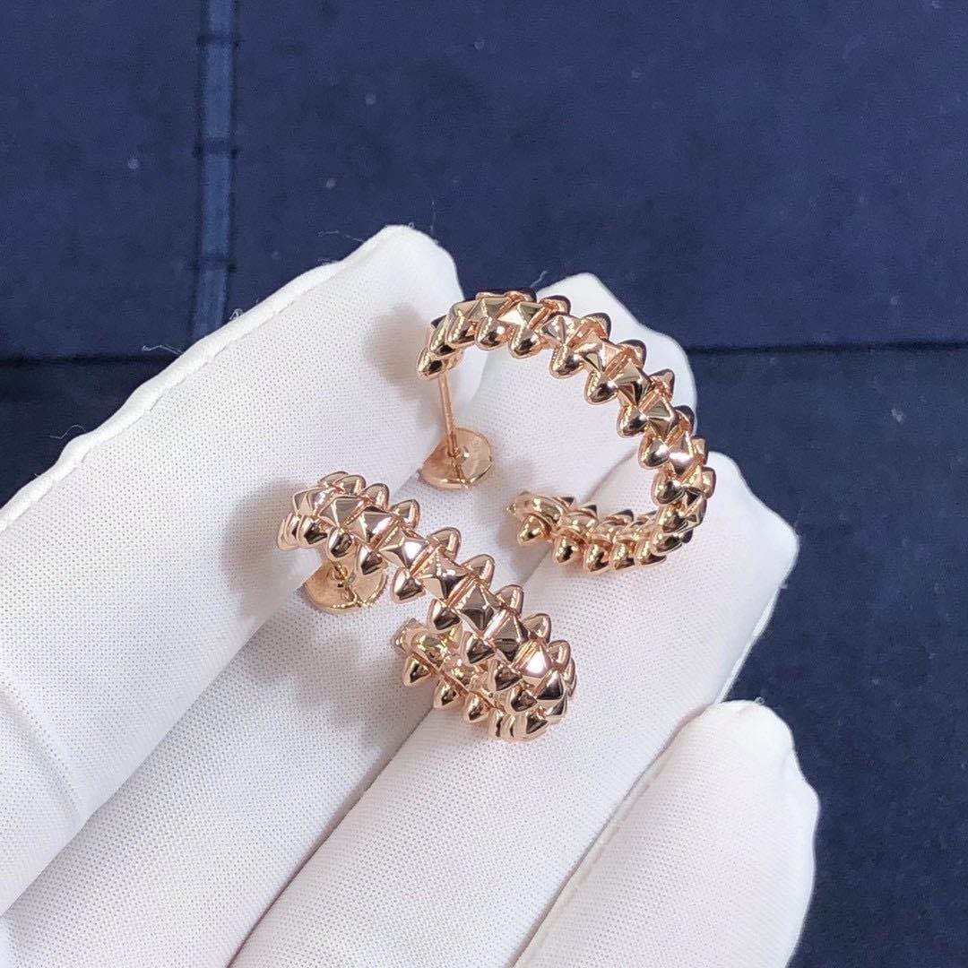 Серьги Clash de Cartier розовое золото 6