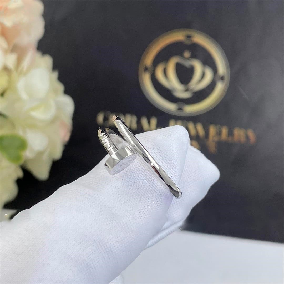 Кольцо Cartier, белое золото 2