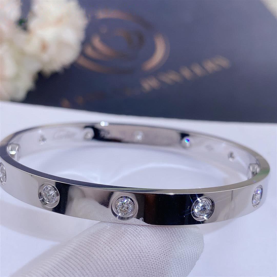 Браслет Cartier Love, 10 бриллиантов 0,93ct 2
