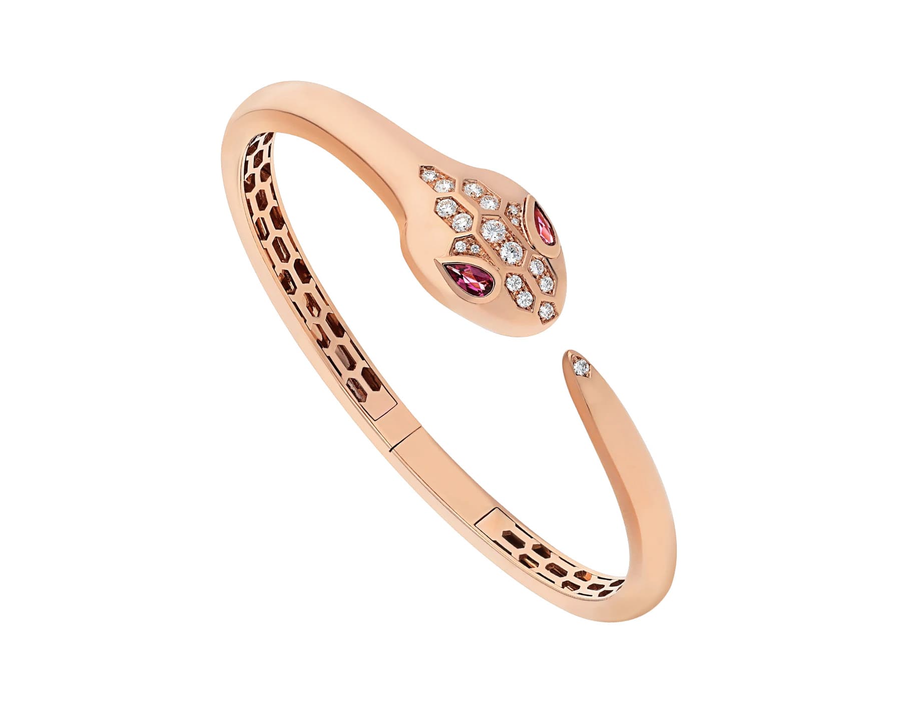 Браслет Bvlgari Serpenti, розовое золото 1
