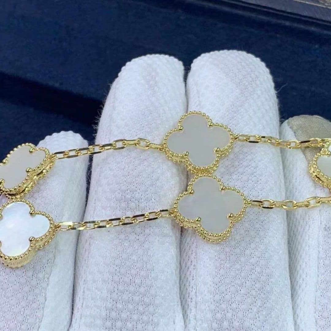 Браслет Van Cleef из желтого золота
