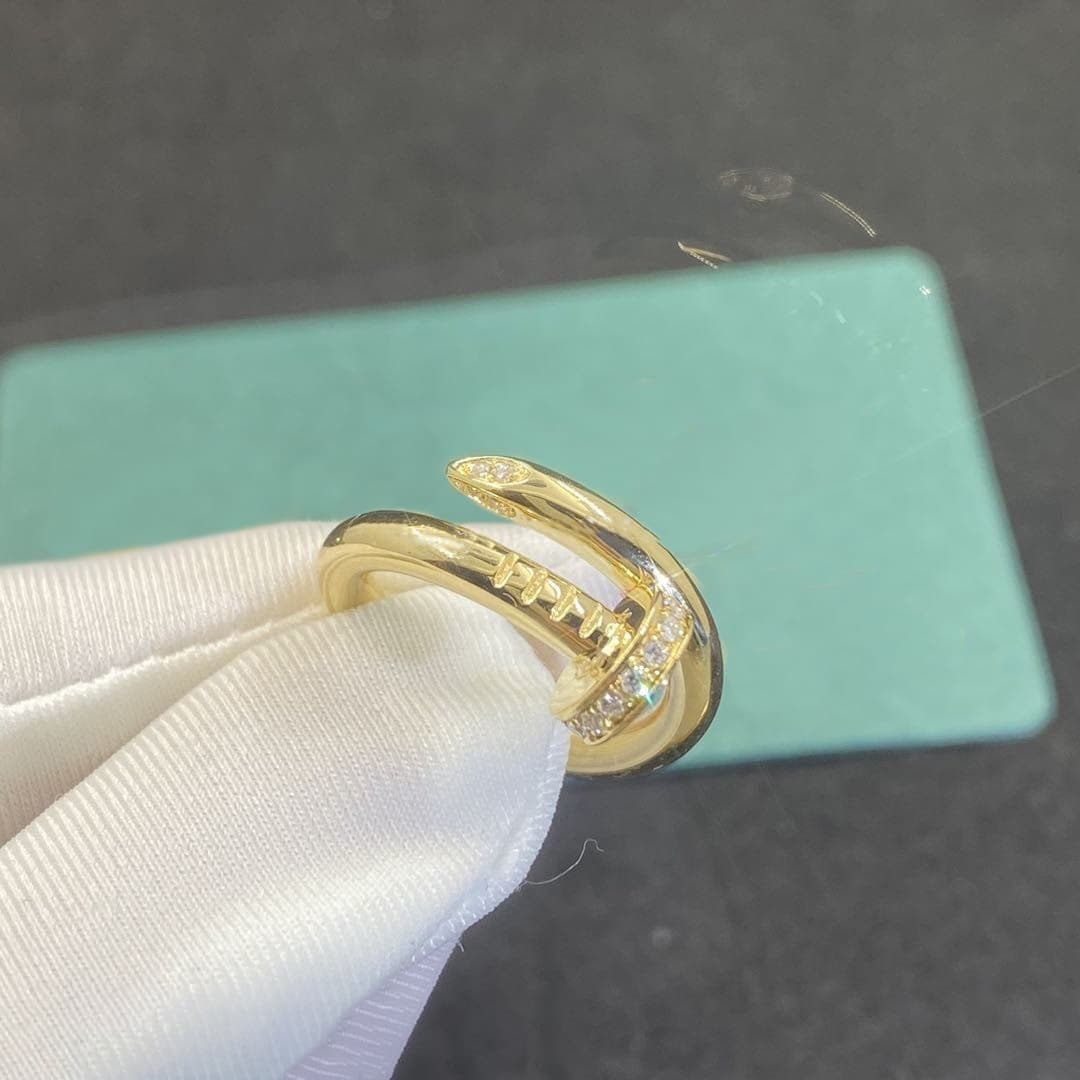 Кольцо Cartier Juste Un Clou, золото, 0,04ct 4
