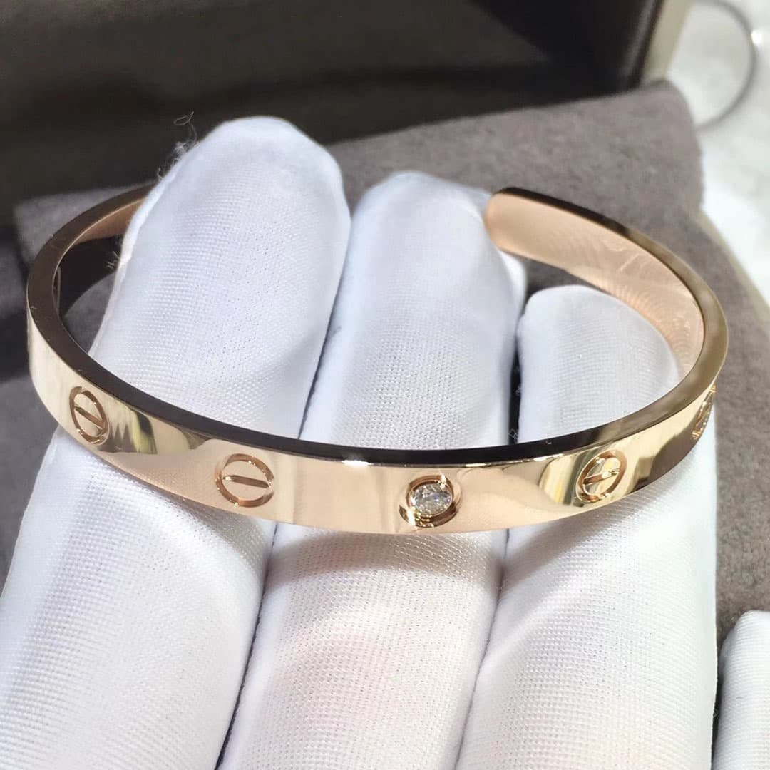 Браслет Cartier Love, розовое золото 3