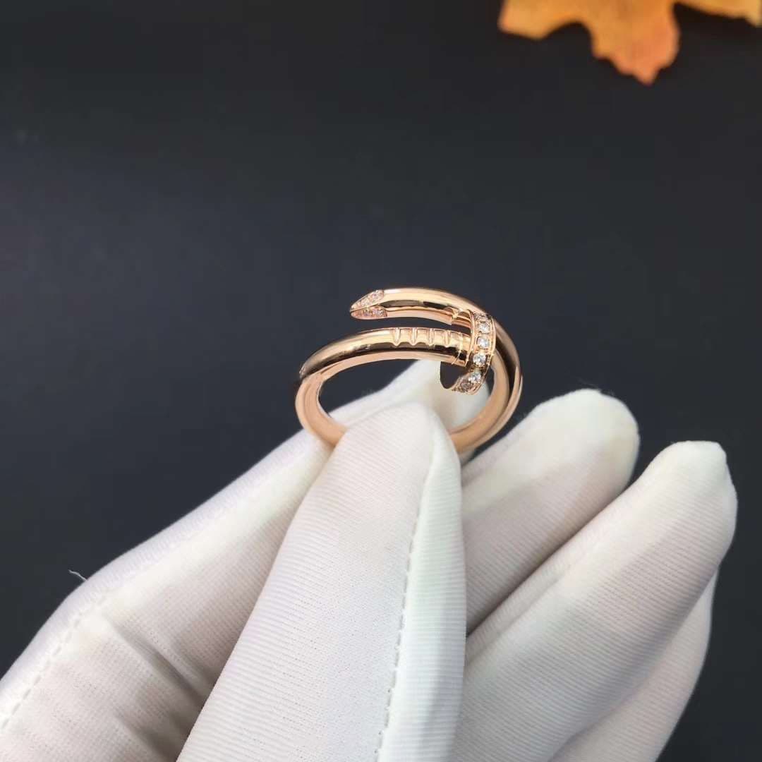 Кольцо Cartier Juste Un Clou с бриллиантами 0,14ct 2