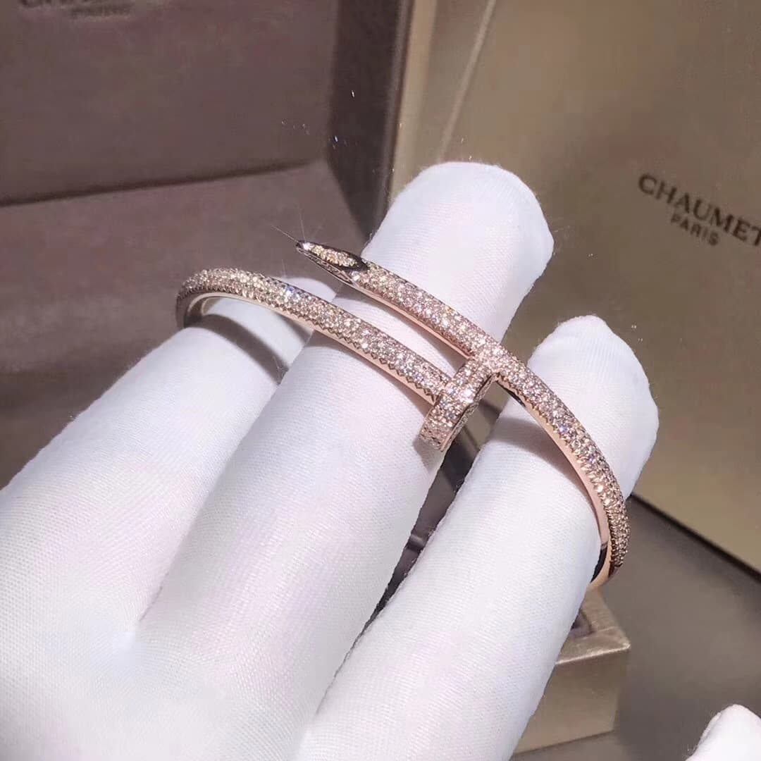 Браслет Cartier Juste un Clou из розового золота 2,17ct 3