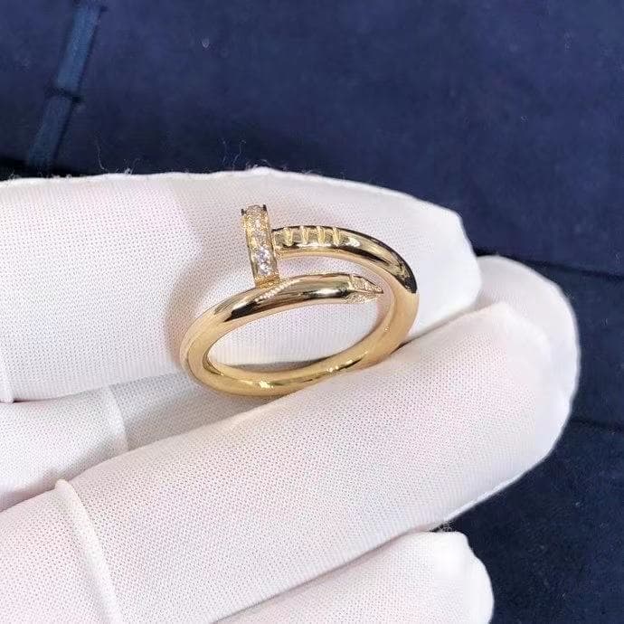 Кольцо Cartier Juste un Clou желтое золото, бриллианты 1