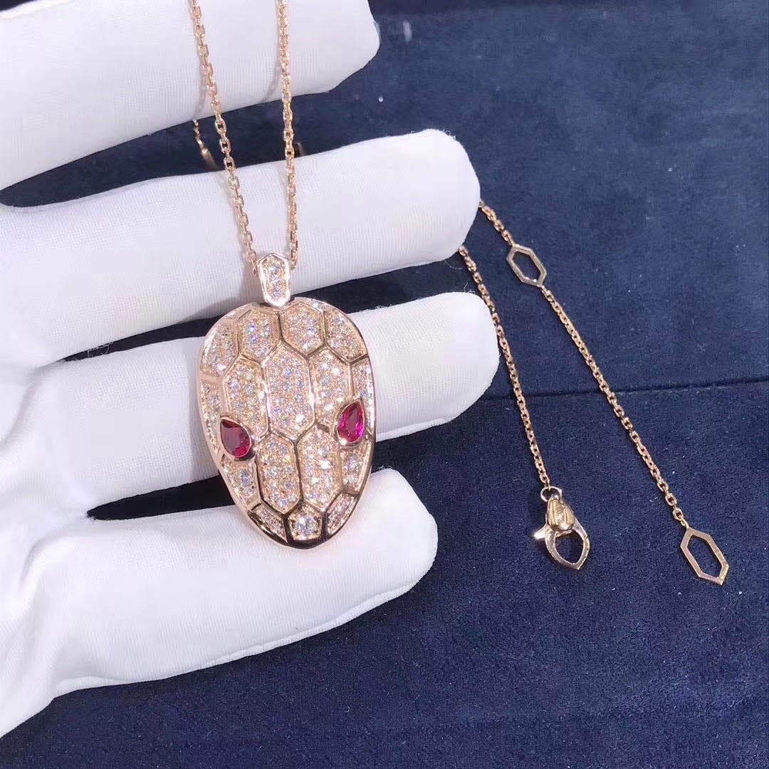Колье Bvlgari Serpenti, 2.11ct 1