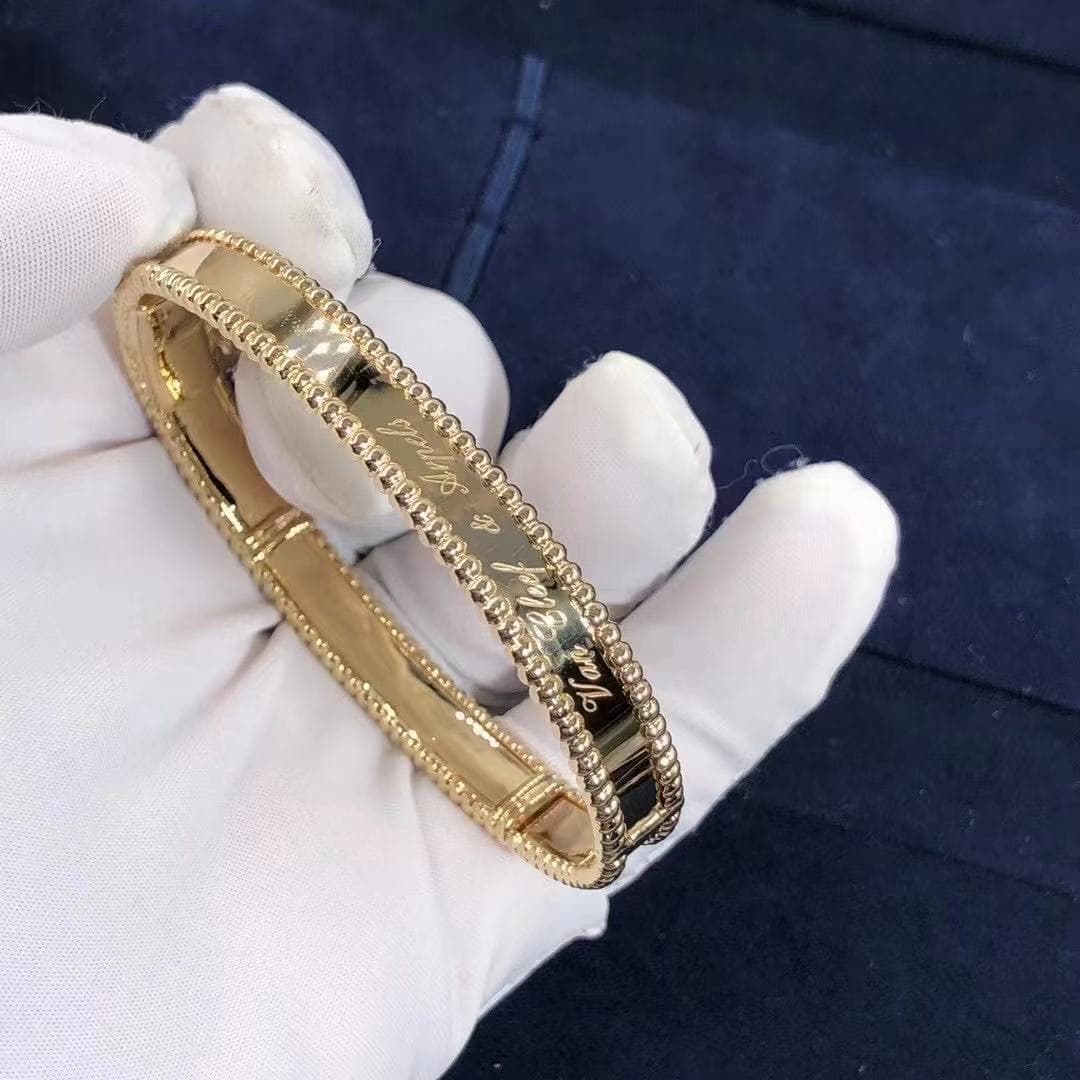 Браслет Van Cleef & Arpels Perlée желтое золото 2