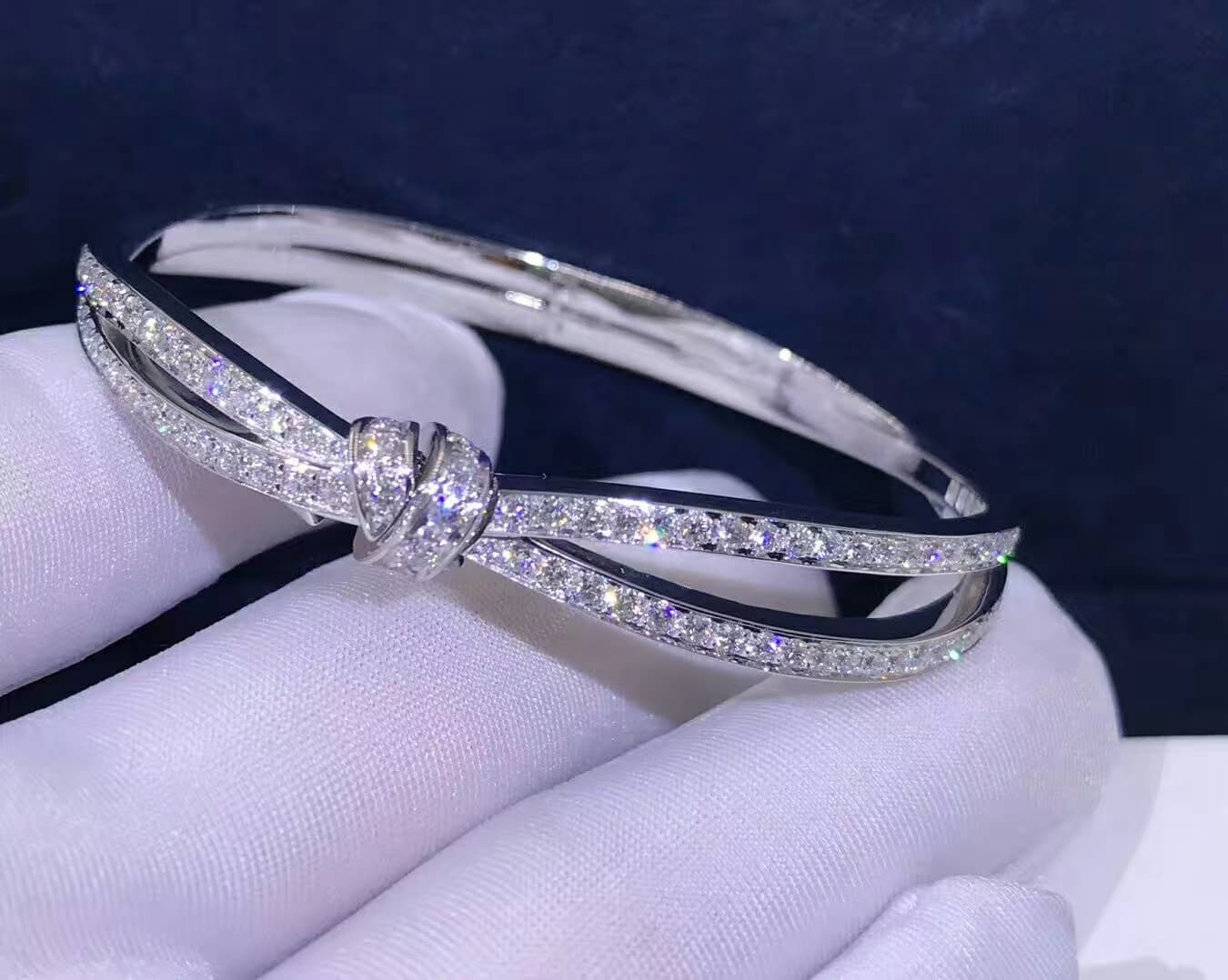 Браслет Chaumet Liens Séduction белое золото, бриллианты 3
