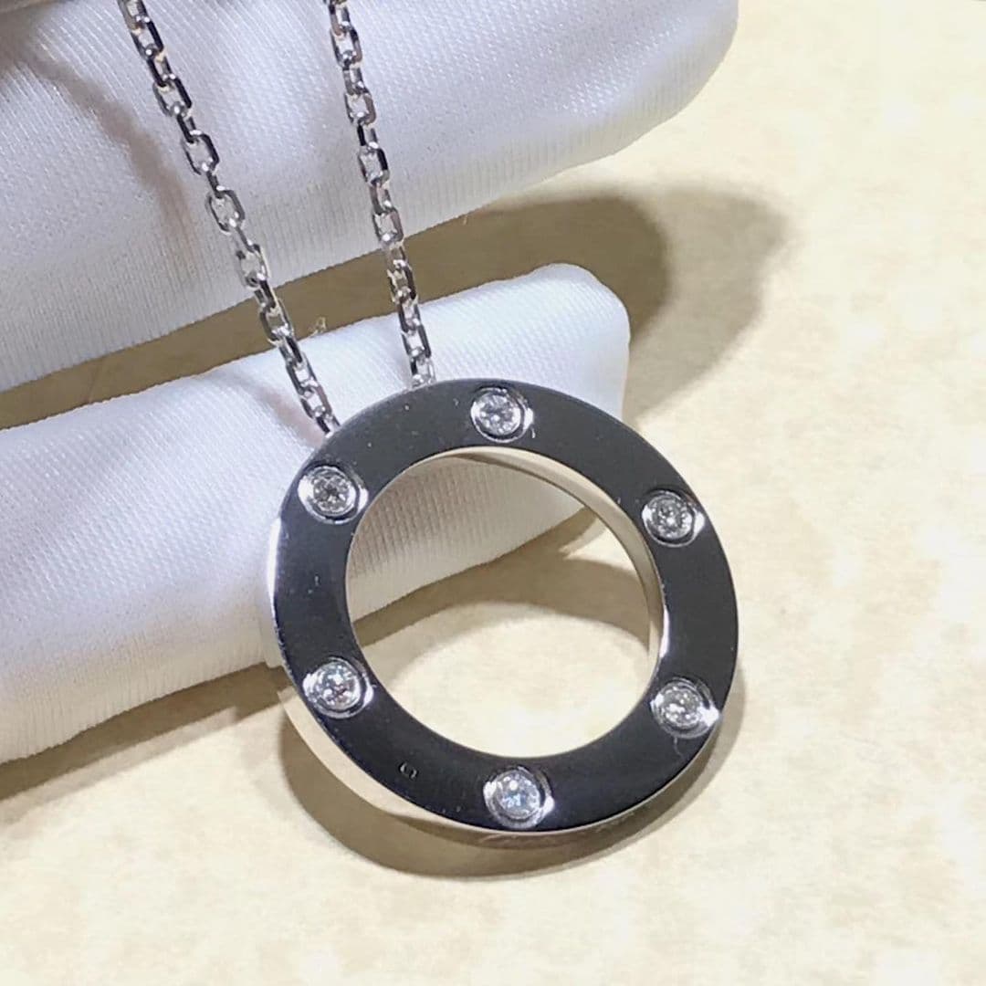 Колье Cartier Love золото, 6 бриллиантов 0,15 ct 2