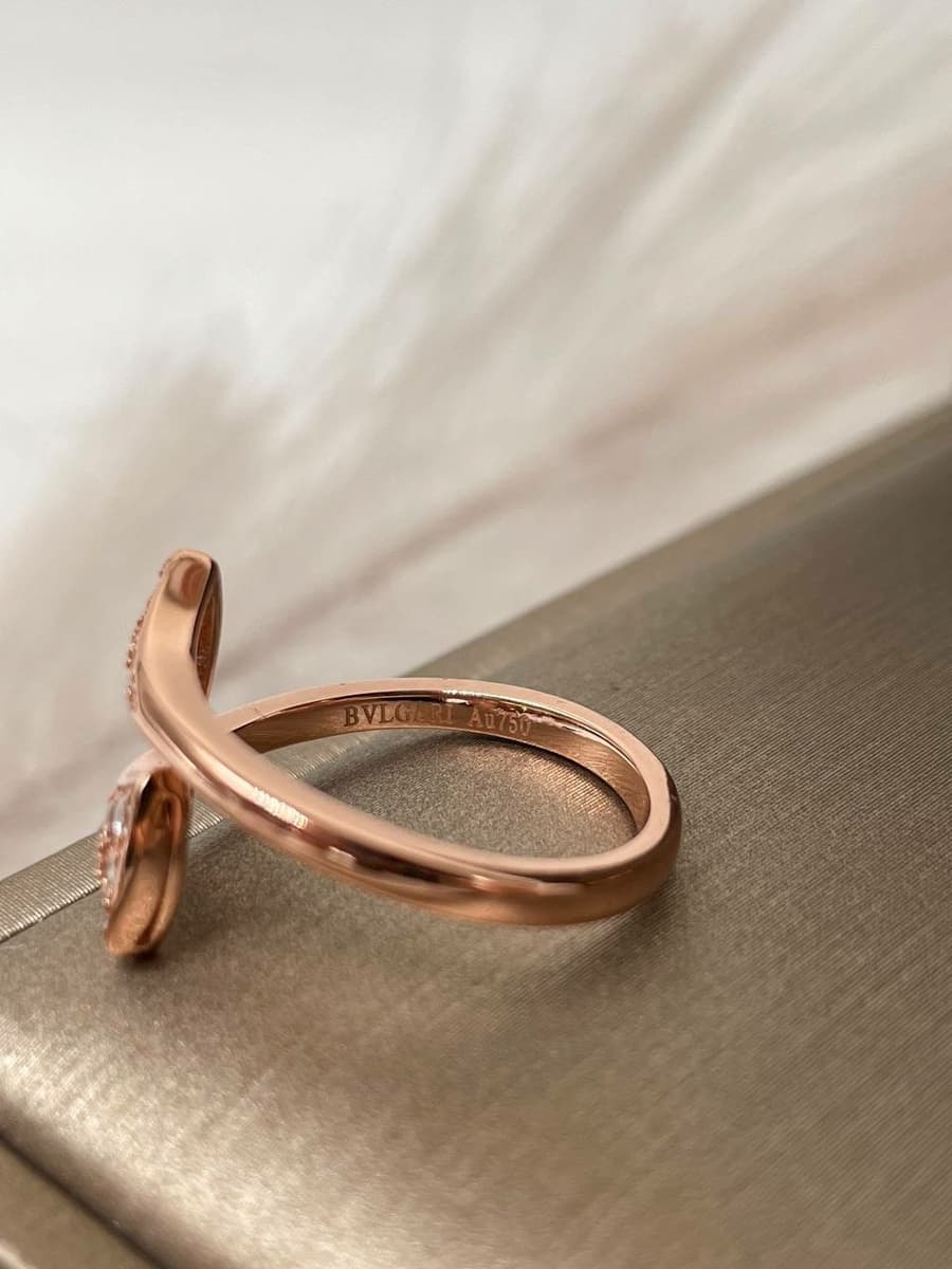 Кольцо Bvlgari DIVAS' DREAM, розовое золото 2
